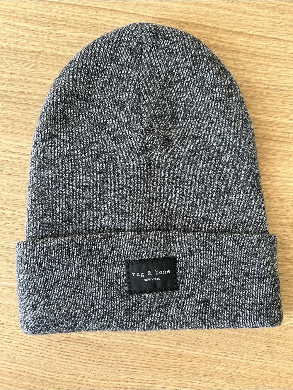 rag & bone Gray Addison Wool-Blend Beanie - Unisex